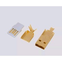 3μm Gold plated USB-A plug