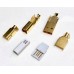 3μm Gold plated USB-B plug