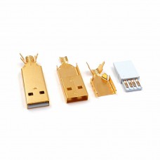 24K Gold plated USB-A plug
