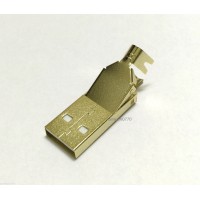 3μm Gold plated USB-A plug