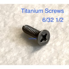 Titanium Screws 6/32 1/2