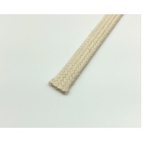 White Cotton Braided Sleeving