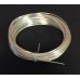 5N Solid core silver flat bare wire